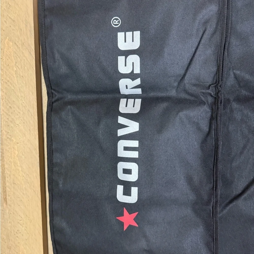 Converse hanging garment bag / clothes bag Black with handles and Converse logo